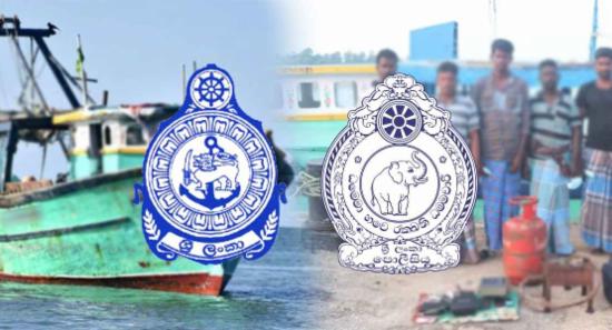 මෙරට මුහුදේ නීති විරෝධි ධිවර කටයුතු මැඩලීමට වැටලීම